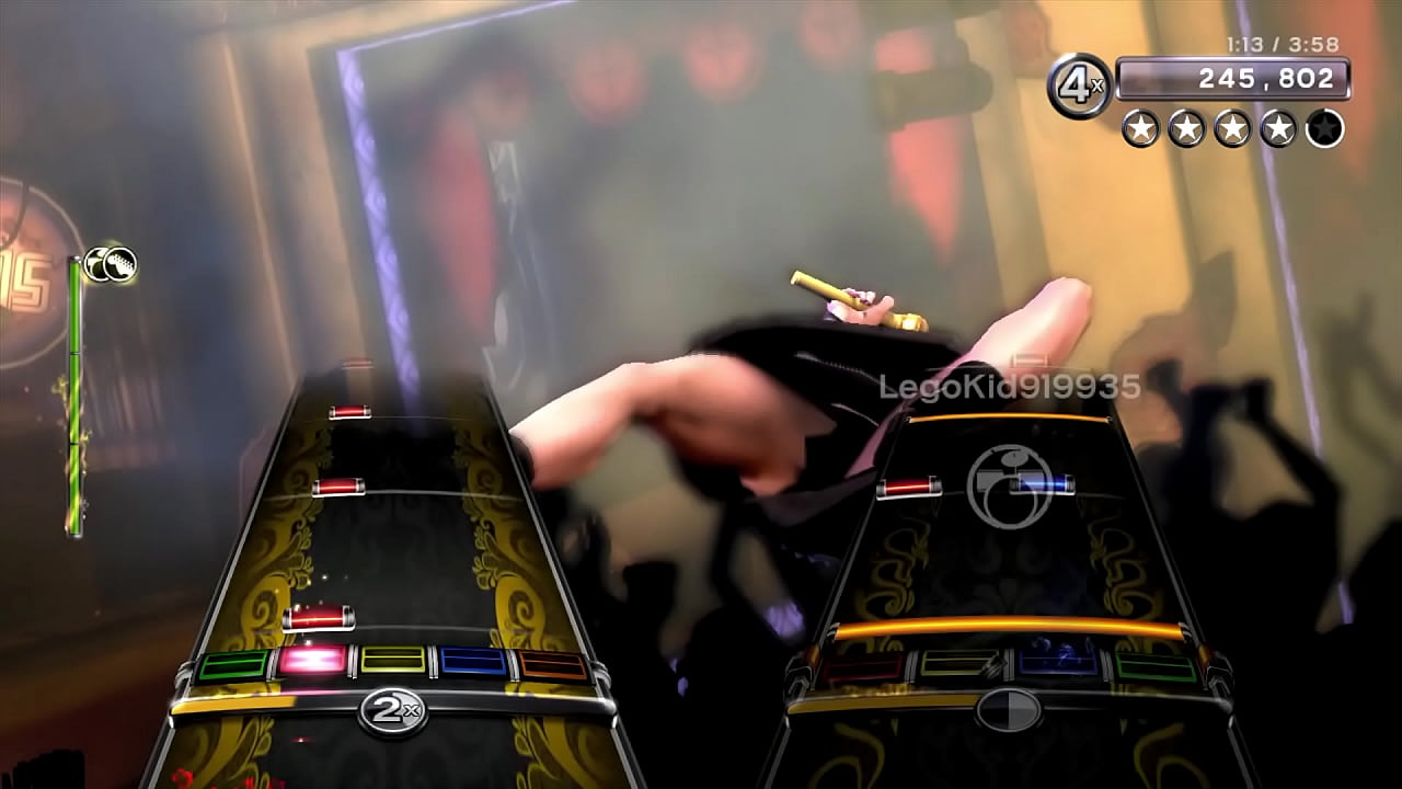 descuido en rock band 3 mientras jugaban