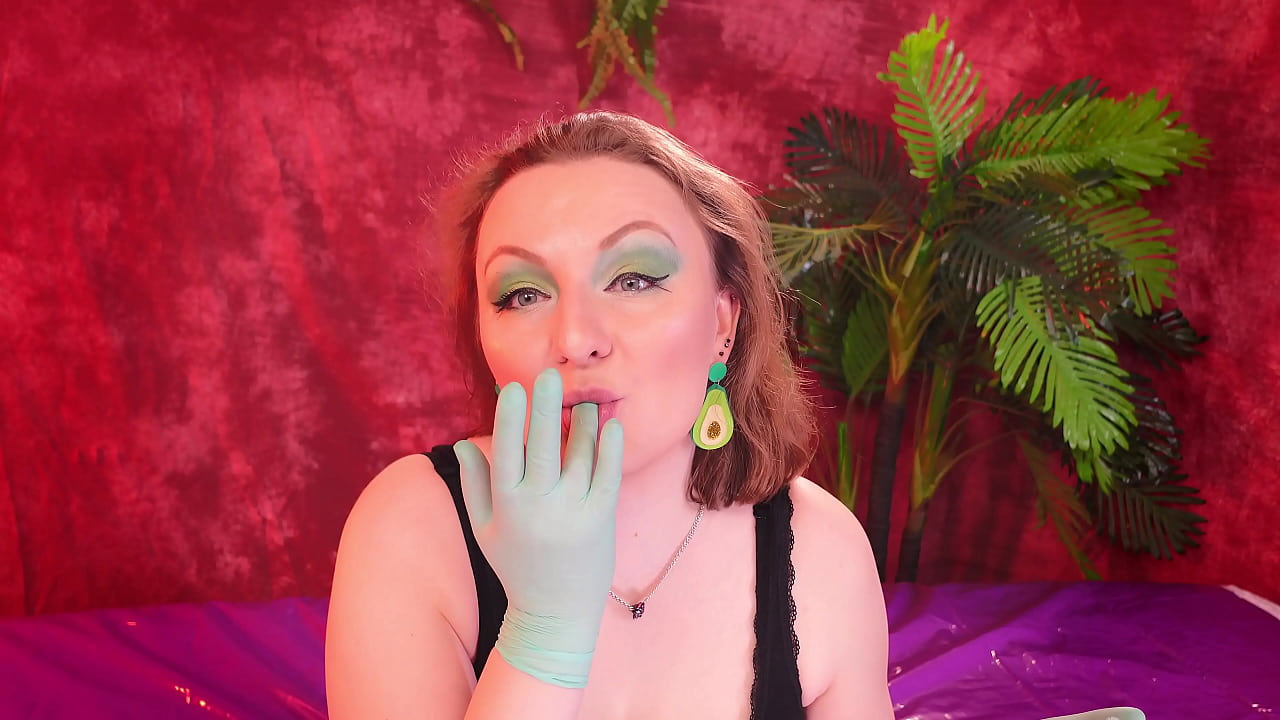 ASMR gloves - Arya Grander fetish video