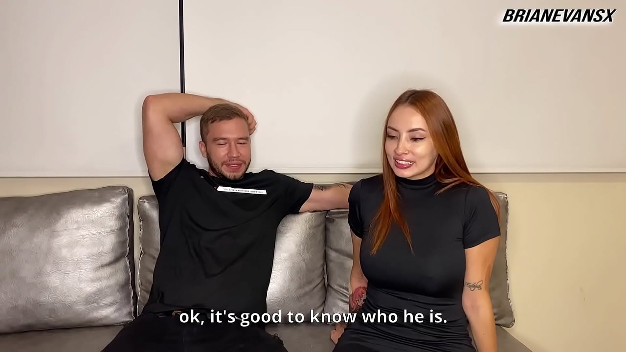 Beautiful redhead white girl gives me a hot interview