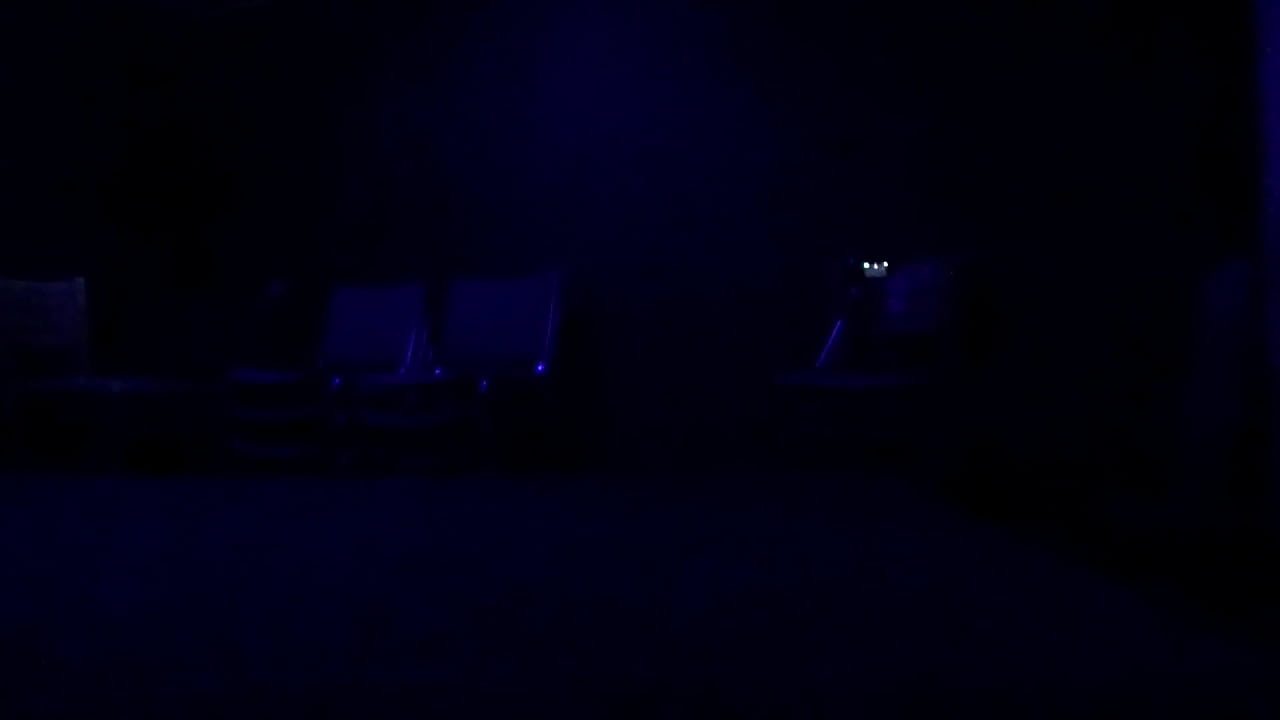 Young Woman Fucks Under Black Light