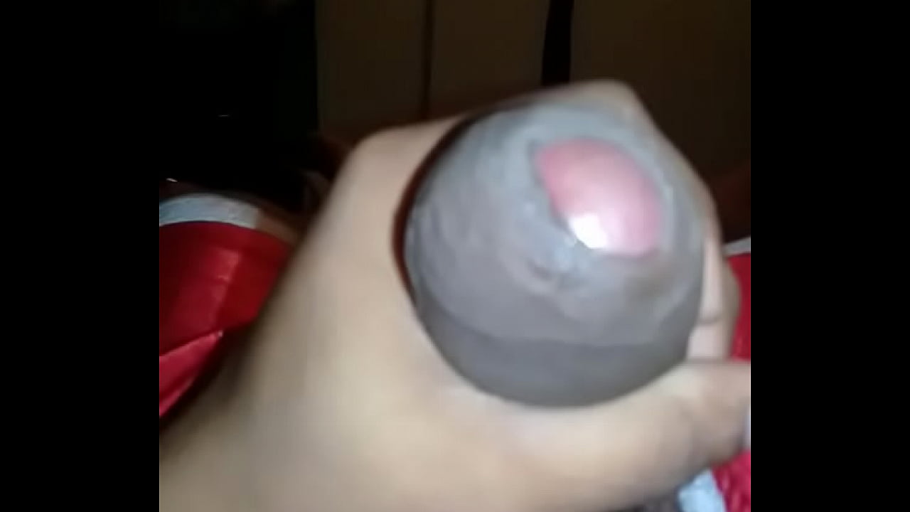 Wet uncut cock