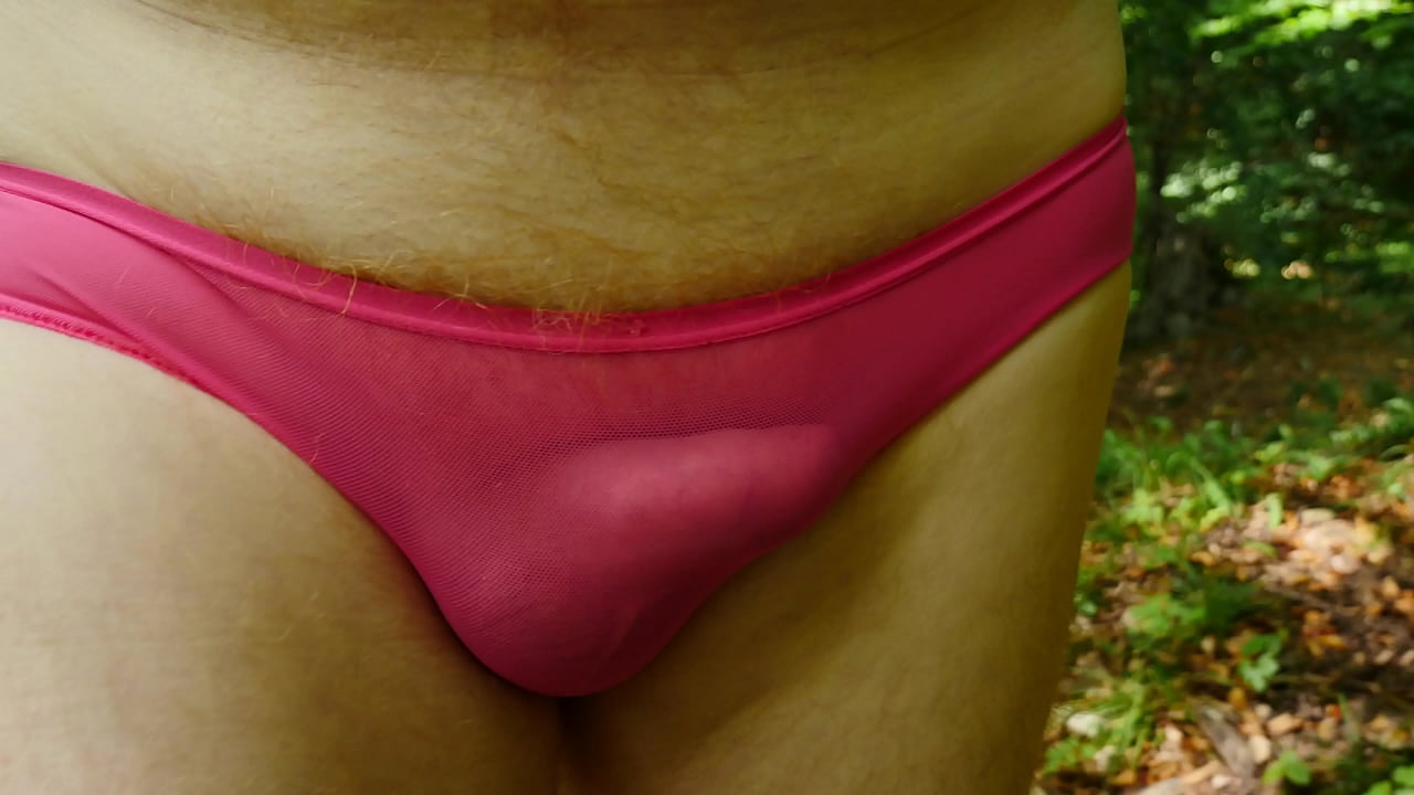 Outdoor panties walk