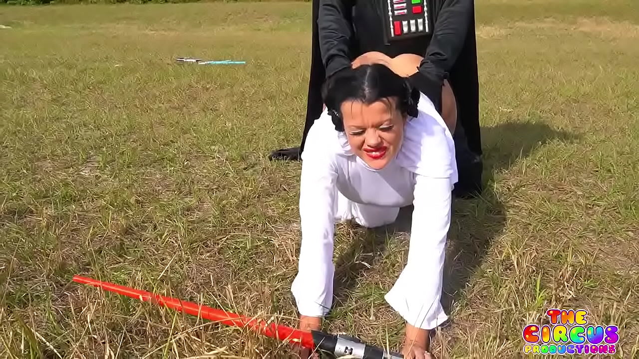 Fucking Nadia White real hard in Star Wars clothes!