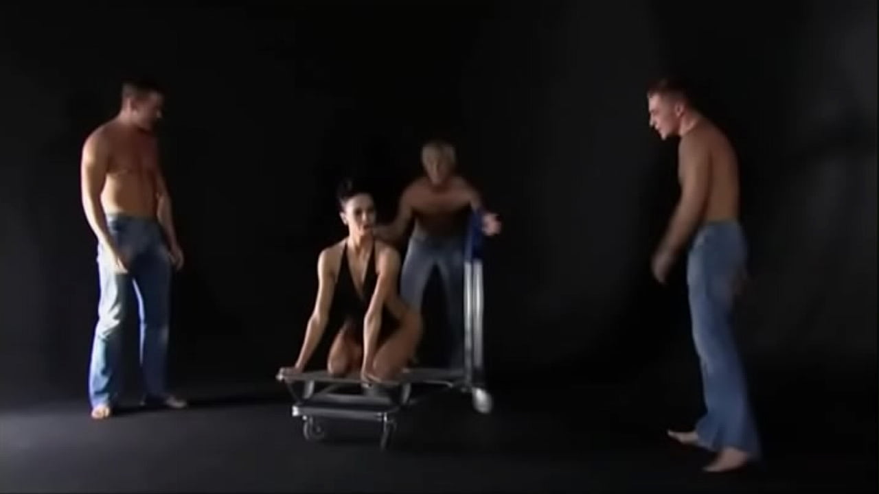 Aliz Loves the Idea of Being a Fuck Toy for These Three Horny Guys