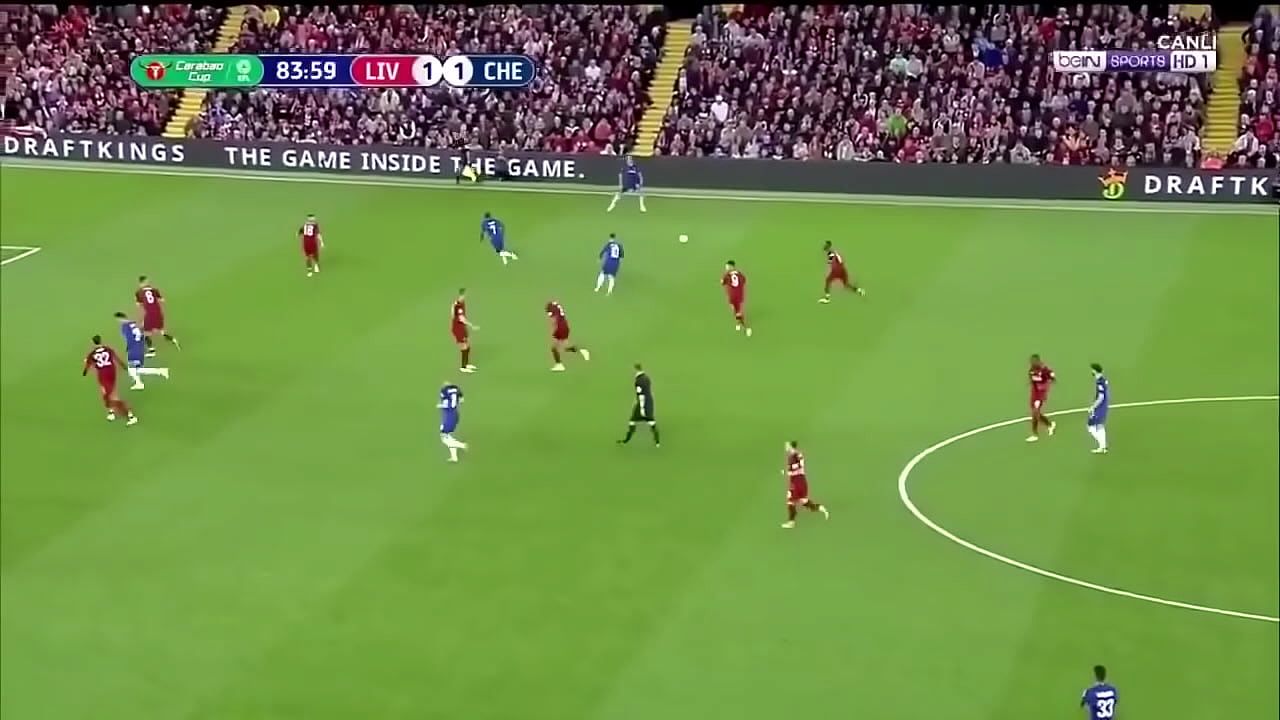 Gol pornografico de Hazard vs Liverpool na FA Cup