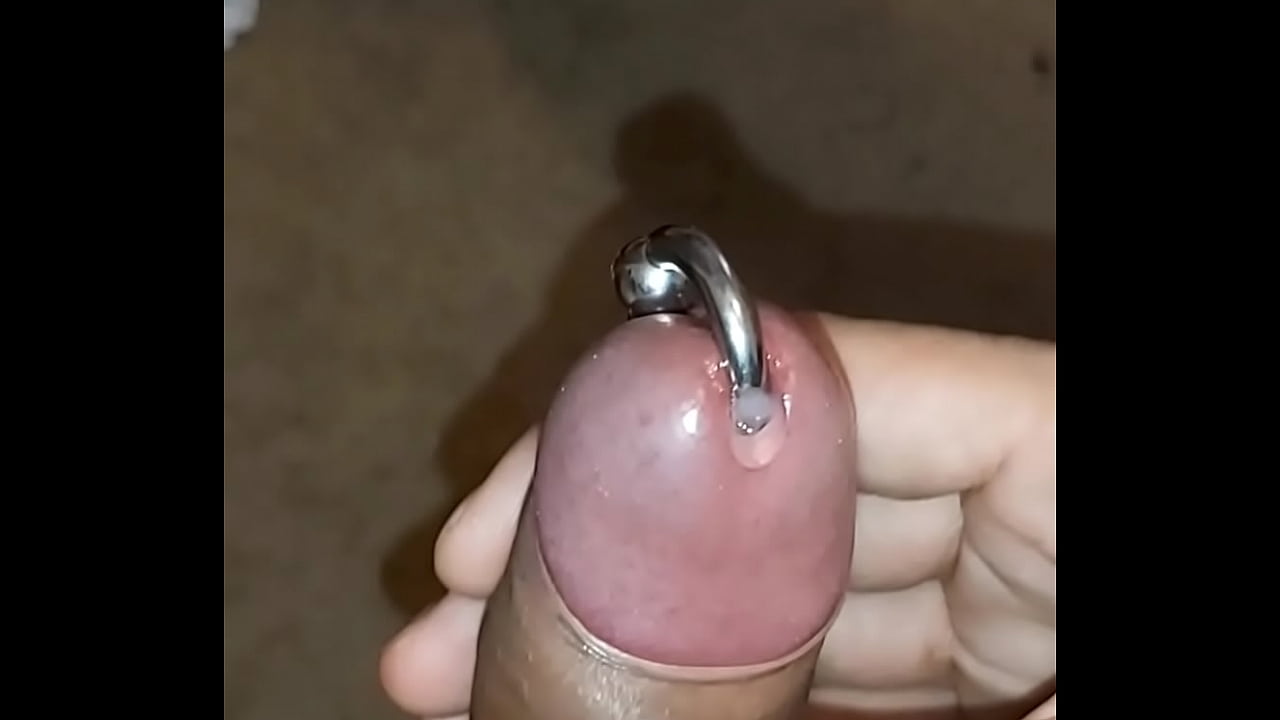 PA cumshot with ballstretchers