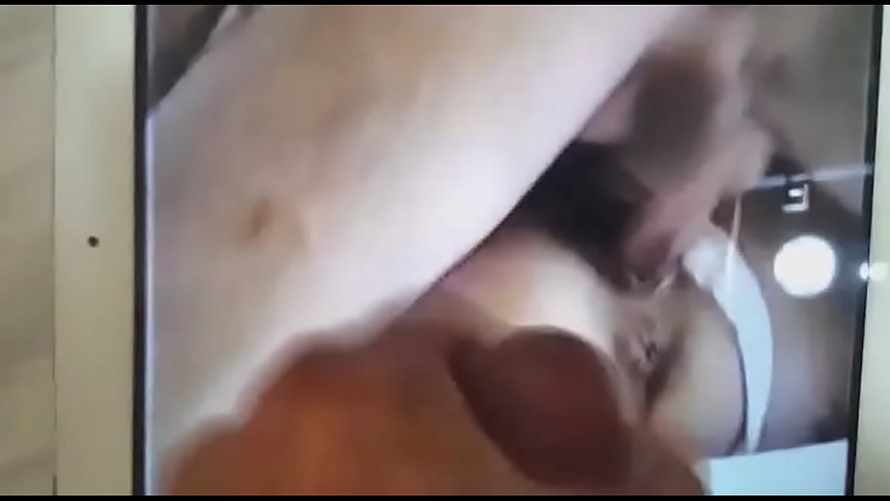 releasing a creampie on screen watching a couple fuck hard as a tribute for them