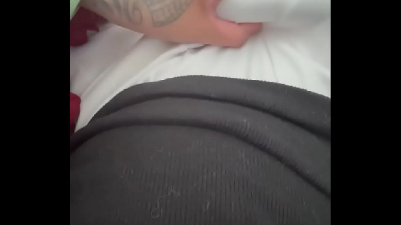 Rubbing my dick