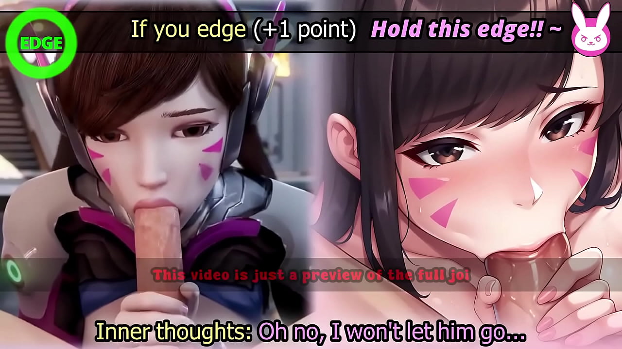 D.Va Overwatch, hentai joi - preview Patreon Exclusive