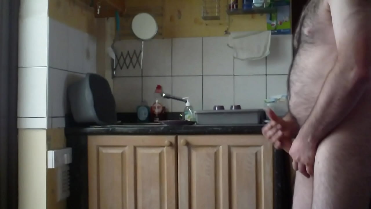 Cum Flying In Kitchen