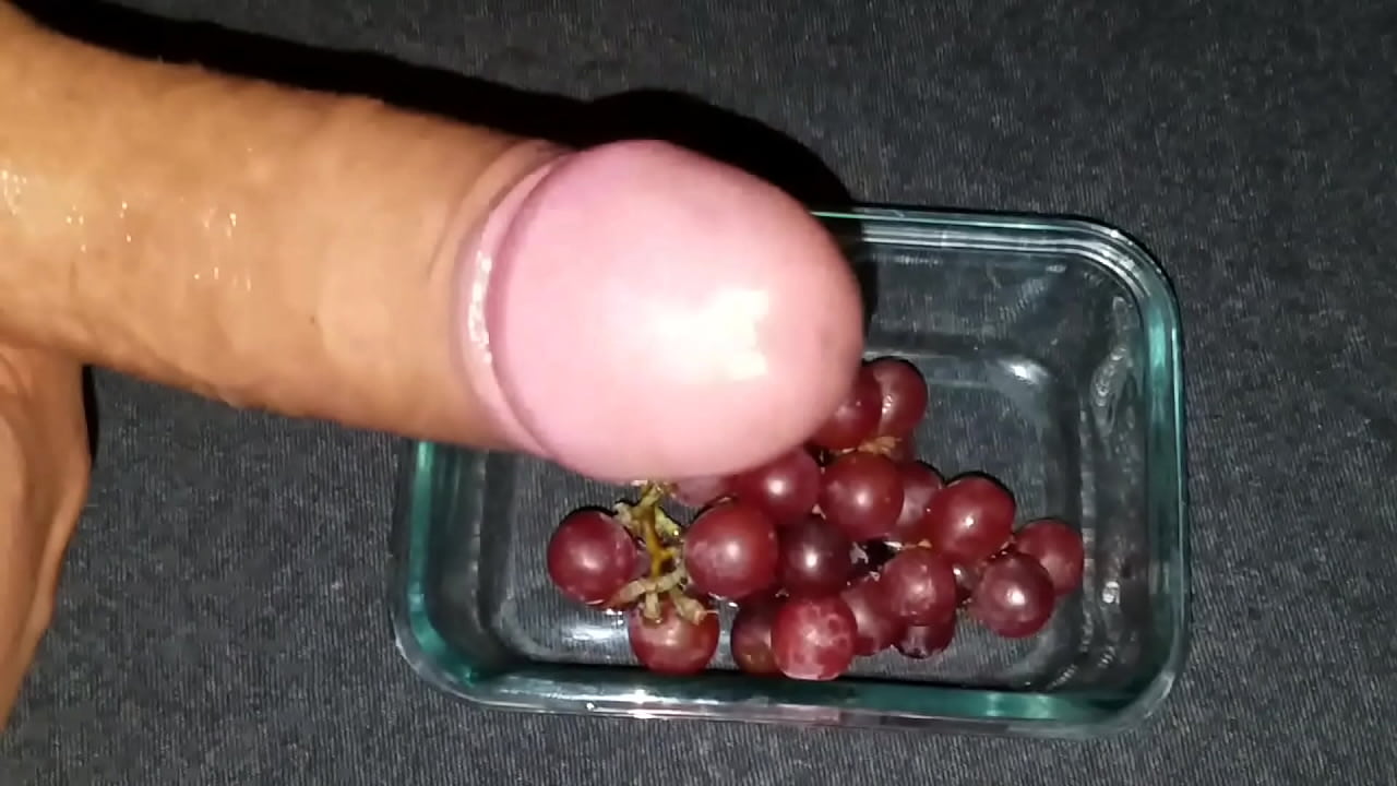 Summer time cock juice on my grapes.