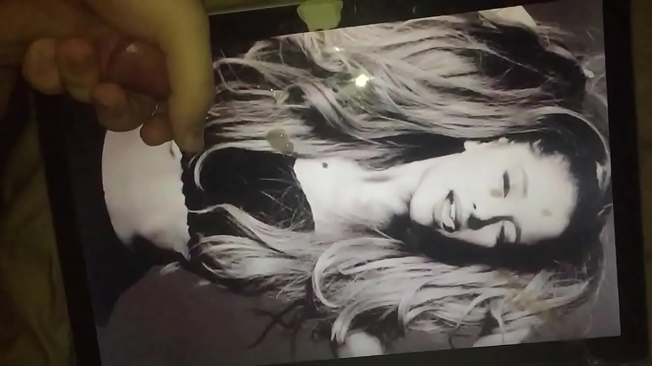 Ariana Grande Cumtribute 1