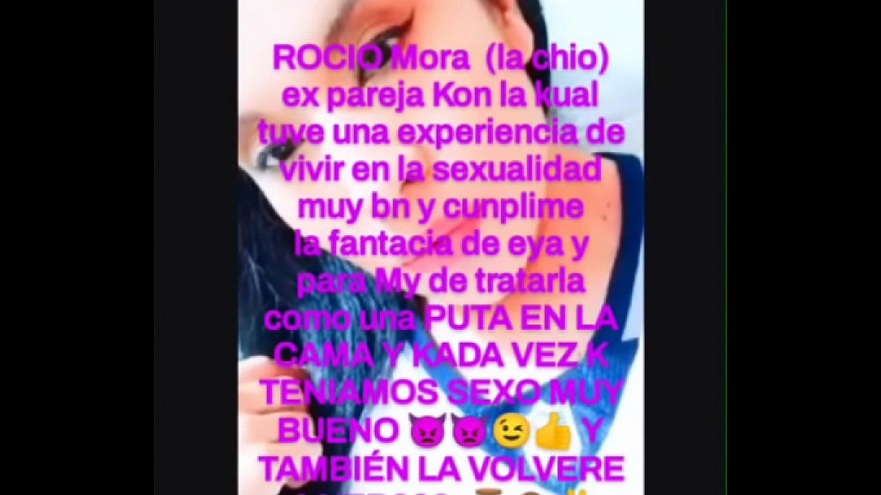 Rocío Mora la chio es fuego en la sexualidad y entodos el tema  al respecto