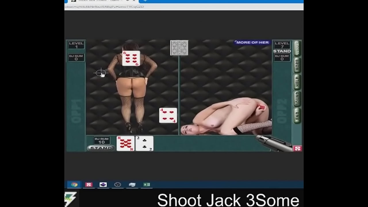 Shoot Jack 3Some(gamejolt.com)( Strip Paradise) Adult Shooter 2D cards
