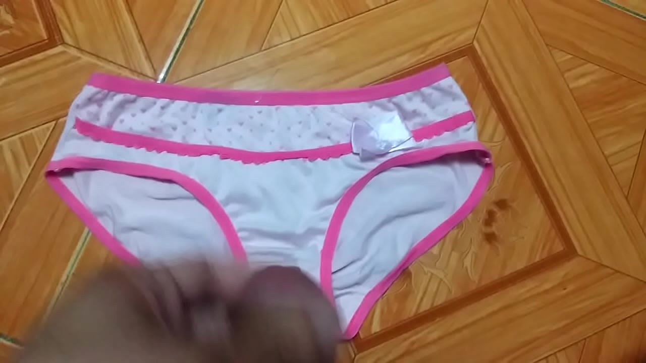 Sịp viền hồng thủy chung  | Cum on panties compilation the best!