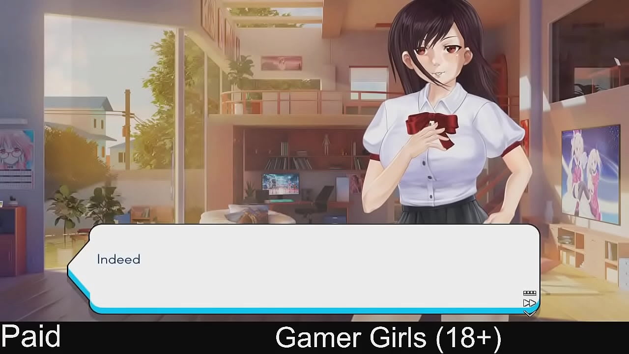 Gamer Girls (18 ) part1 (Steam game) tetris