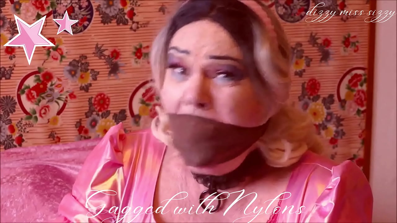 Dizzy Miss Sizzy Nylon Gagged!