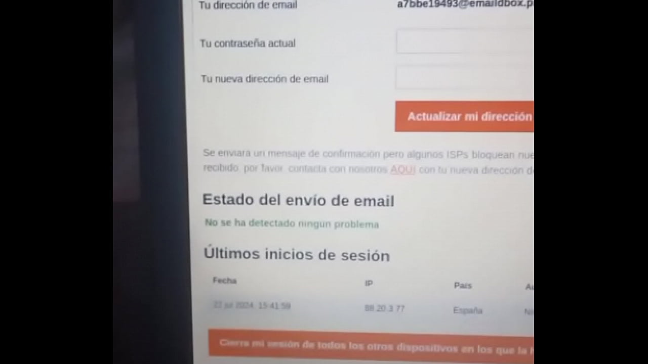 Vídeo de verificación