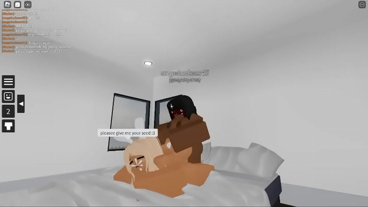 futa fucks stupid whore in roblox and impregnates her with babys (rough sex)