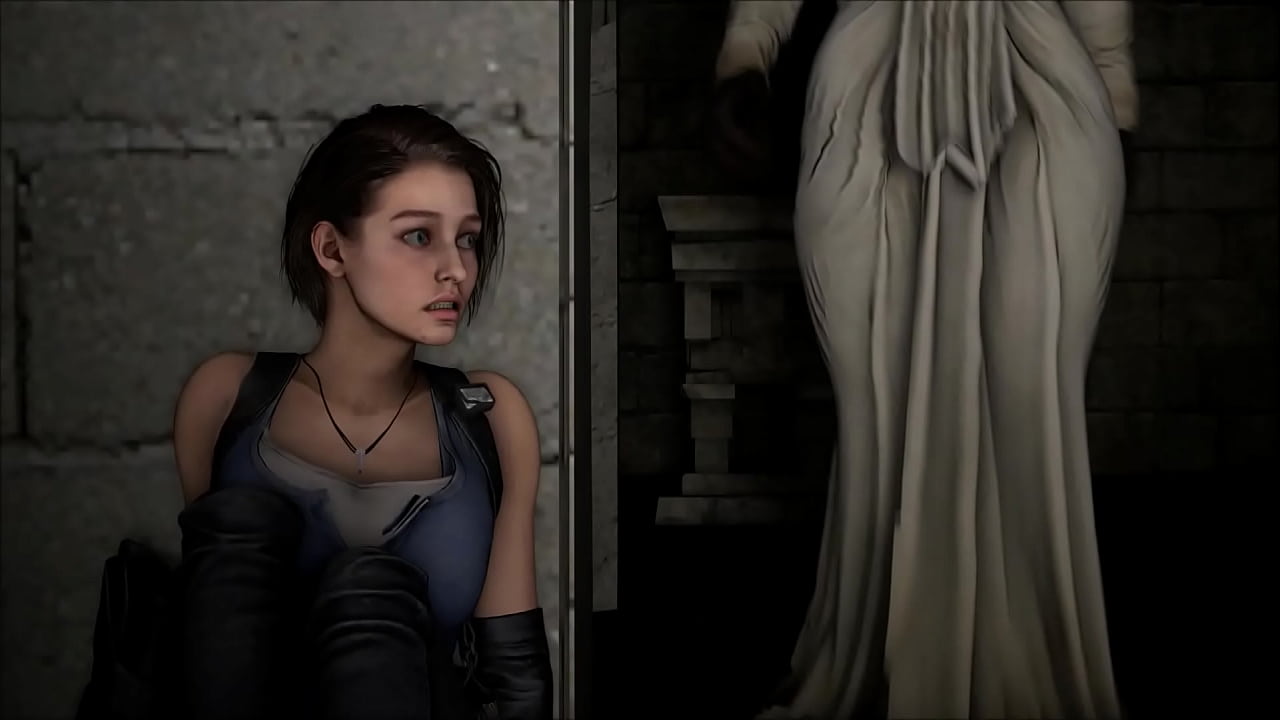 Resident Evil (Village/Remake) ENF: Lady Dimitrescu finds Jill and rips off dress