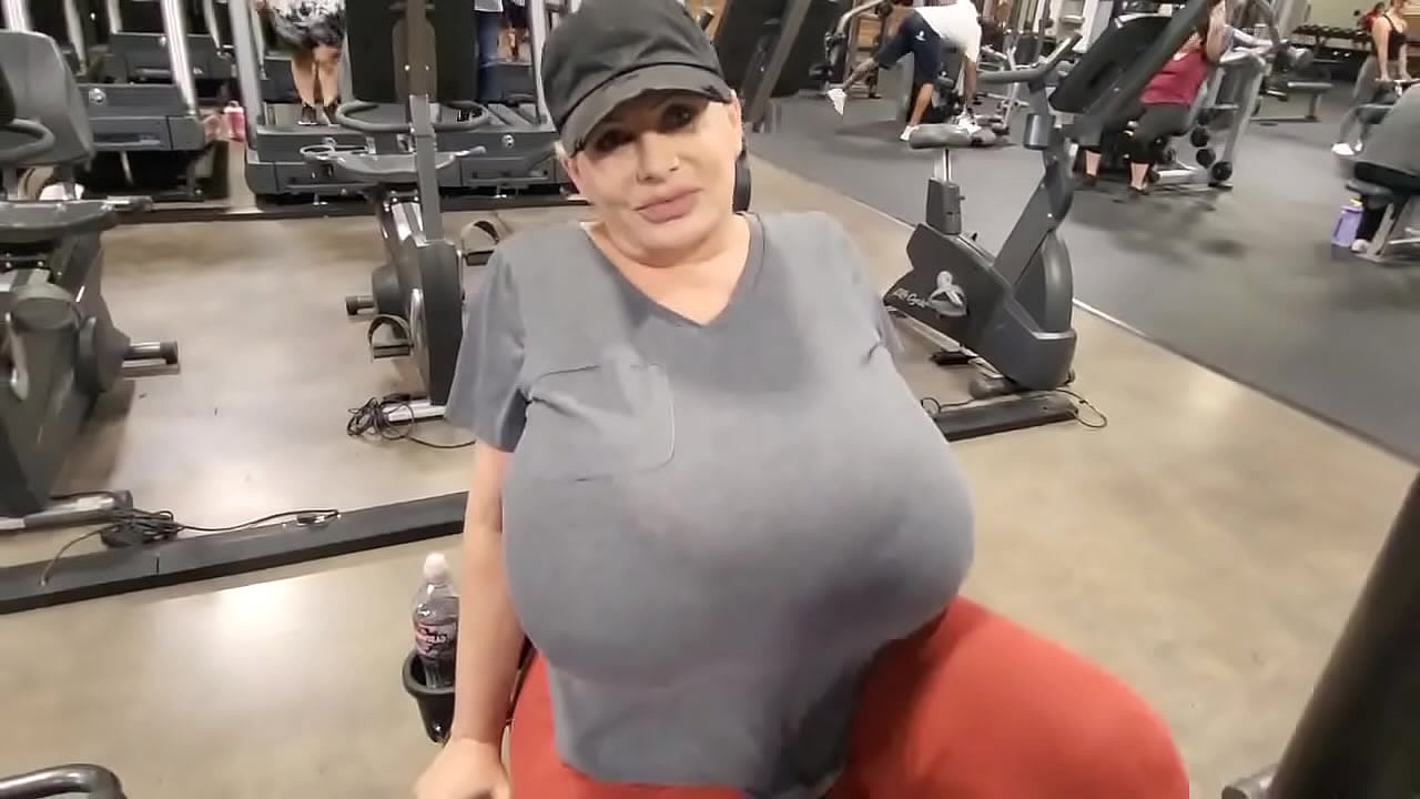 Fake Tit Prostitute At The Gym