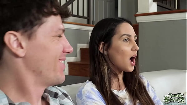 Cute teen Natalia Nix finds very creative ways to keep her off the tv 