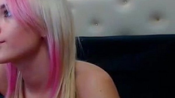 Beautiful Girl With Pink And Blonde Hair