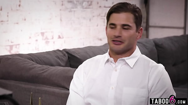 shows his stepson how things are done in his office by banging his PA Whitney Wright