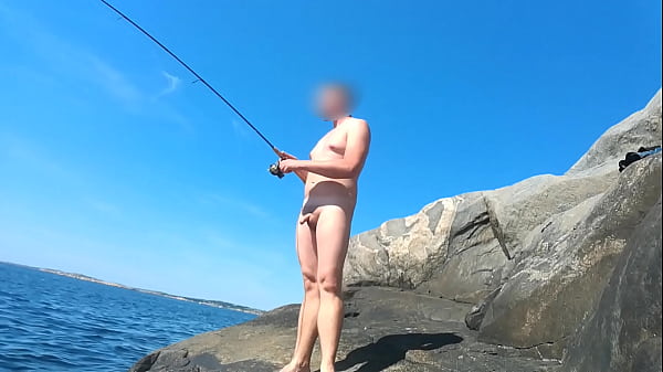 Amateur nudę fishing