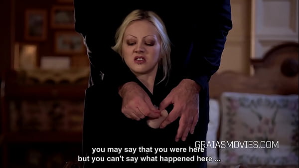 Slut maid boobs groped