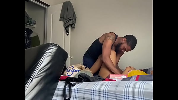 Angry friend sneaks into his friend's room when his wife is not at home  