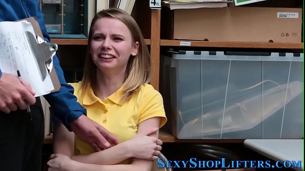 Teen thief gets fucked and facial as punishment for stealing  