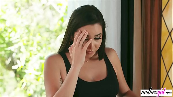 Hot lesbian threesome with her teacher and with her stepmom