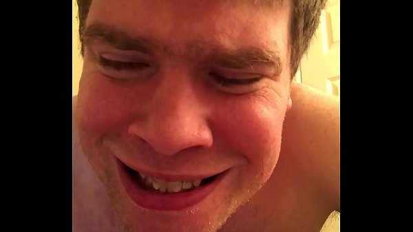 guy moans in pain after self spanking  