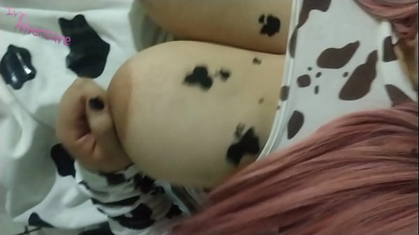 Hucow MILF sucking cock   Hot cum on tits Preview - IvyAdventure