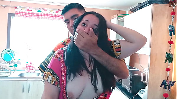 Kitchen - Indian stepmother having sex with her stepson.