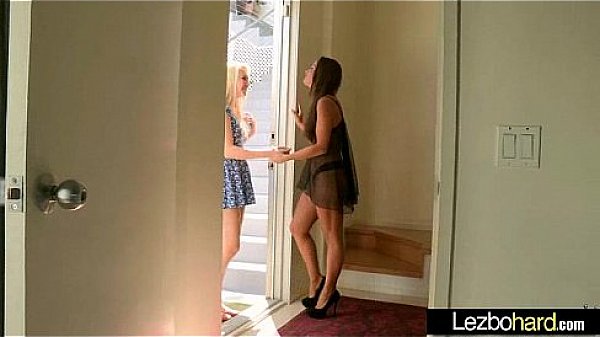 Lots Of Kiss And Licks From Cute Lovely Lesbians clip-09