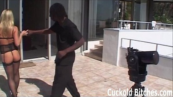 Watch me cuckold you with a big cocked black stranger