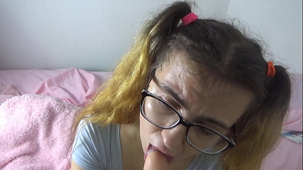 Stepdaddys little whore gets throat training