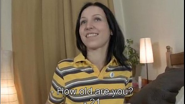 Creampie for a skinny brunette