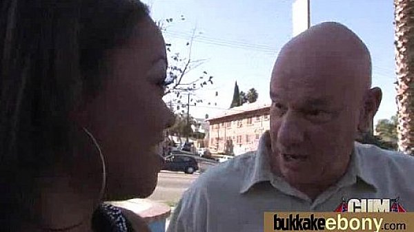 Ebony Babe Sucks Group Of White Guys 9