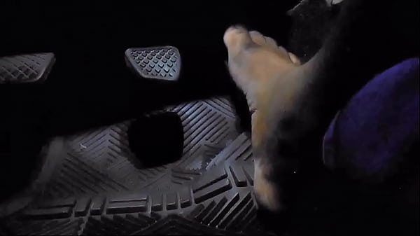 He takes shoes off to feel the throttle under his barefoot