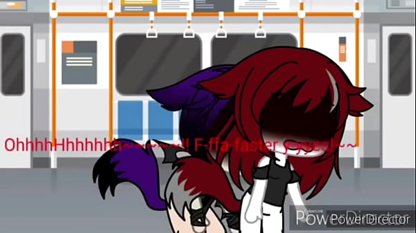 Gacha sex chica gato follada en transporte publico  