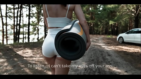 The outdoor workout ended with cum in the ass from a stranger.