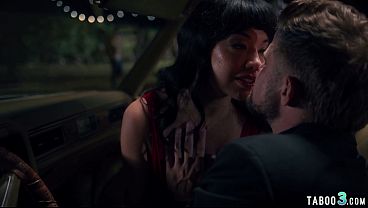 Big tits BBW latin slut enjoying dogging in front of her husband  