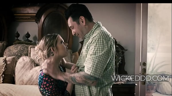 Blonde Tiny Girl Fucks Her Much Older Lover