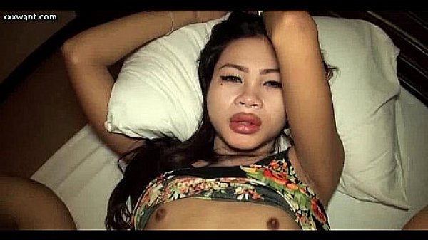 Asian ladyboy getting a cock in her asshole
