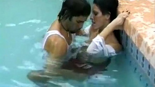 Underwater sex with a slutty