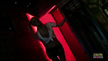 The hairdresser and his brunette partner sit down the blonde milf into their chair for a chat. Within moments she is infatuated by her huge tits and begins a wonderful anal threesome with the couple.