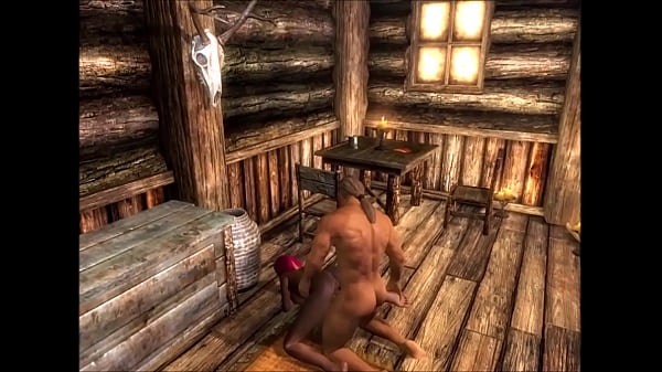 Man and redhead use their fists then have sex in front of a friend  